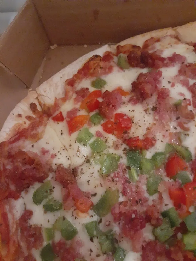 Bacon and Green Peppers with Seasoning That I Didn't Want