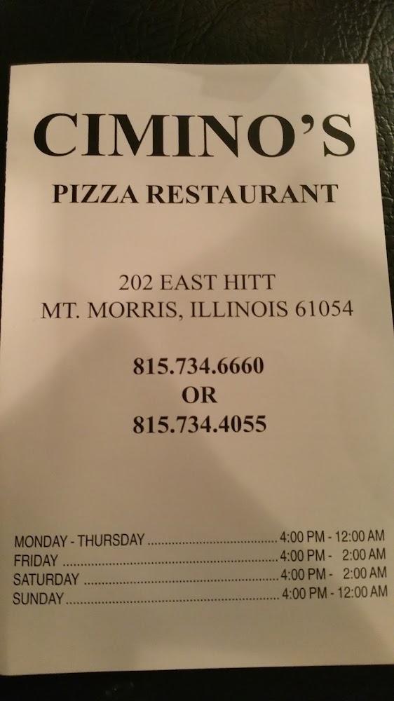 Cimino's Pizza and Restaurant Menu image 4